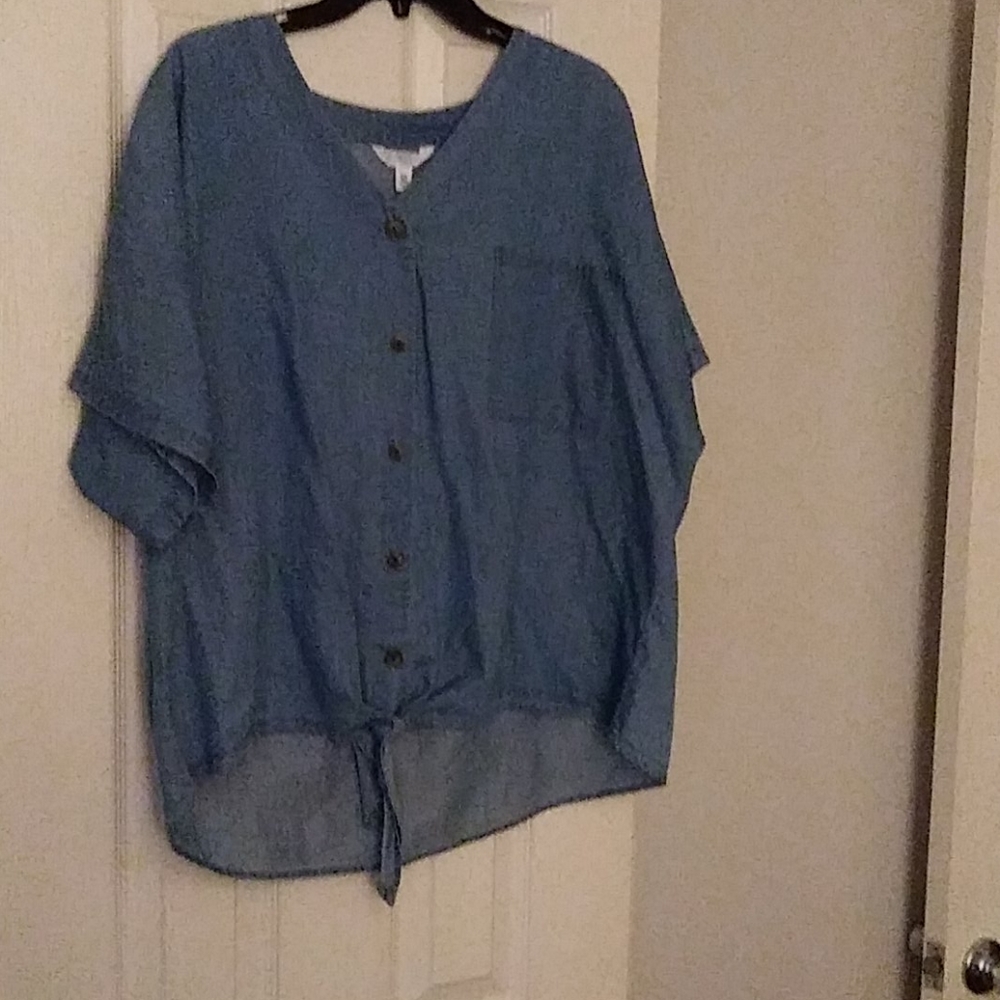 Blue jean shirt